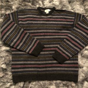 J. Crew Men’s Wool Striped Sweater